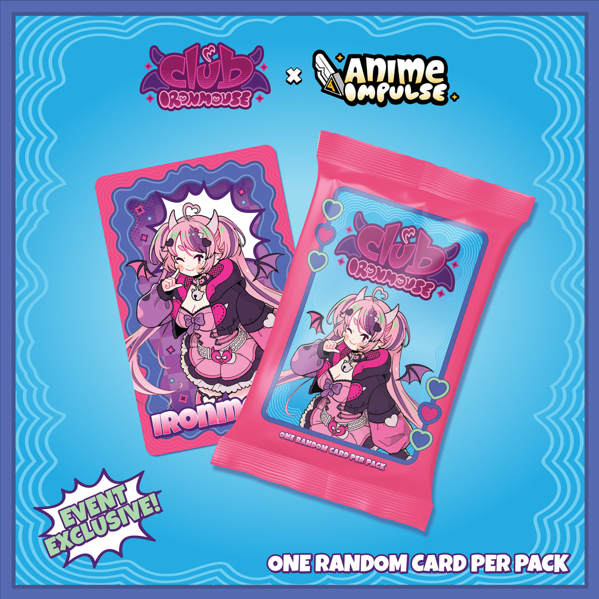Ironmouse x ANIME Impulse IMPULSE Packs (Photocards)